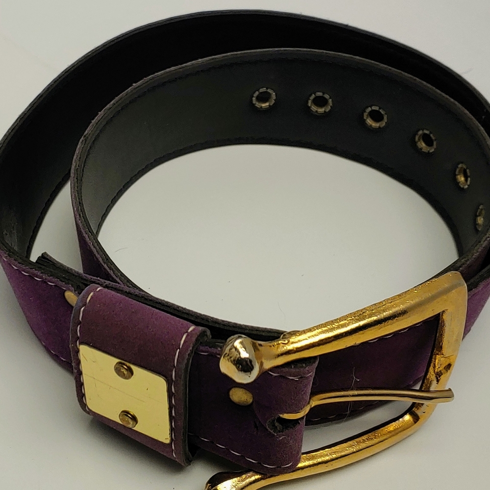 Vintage 80s Purple Belt